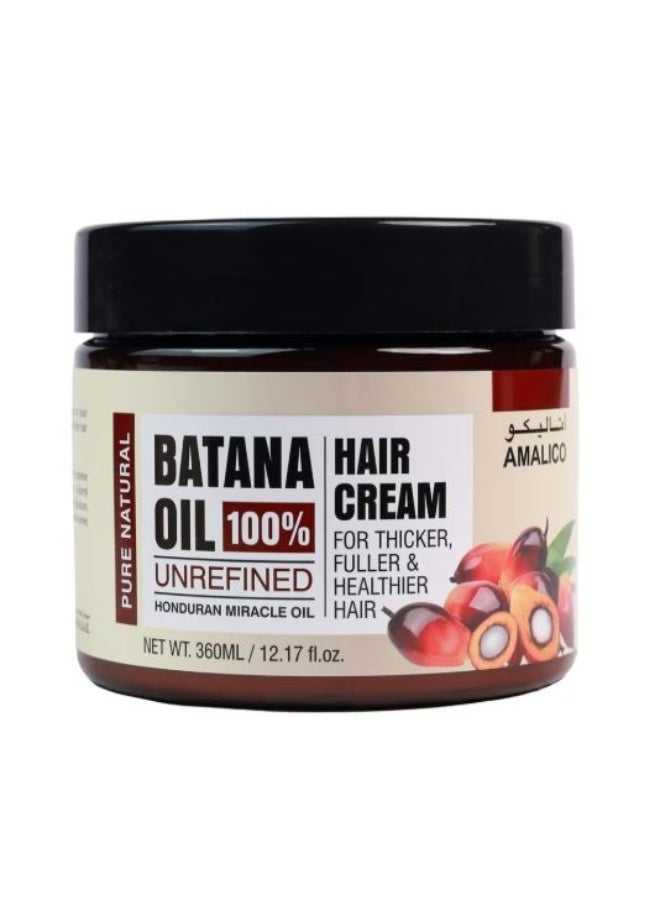 Batana Oil 100% Unrefined Hair Cream 360ml