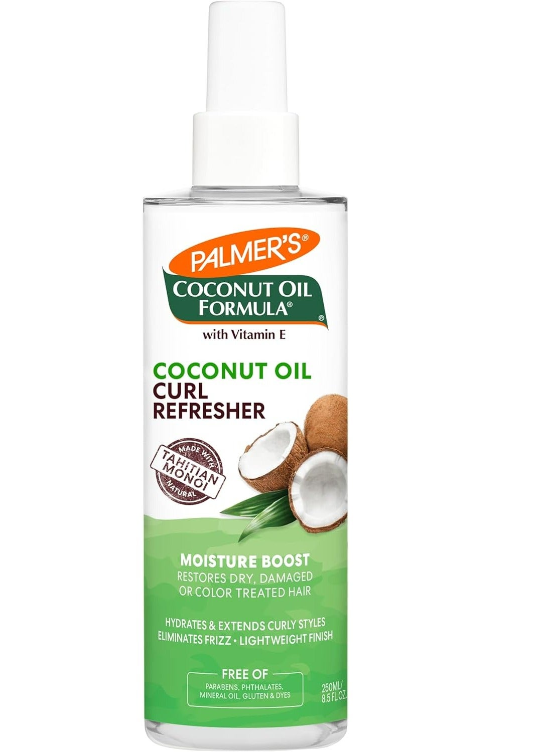 Coconut Oil Formula Moisture Boost Curl Refresher Spray 250 ML