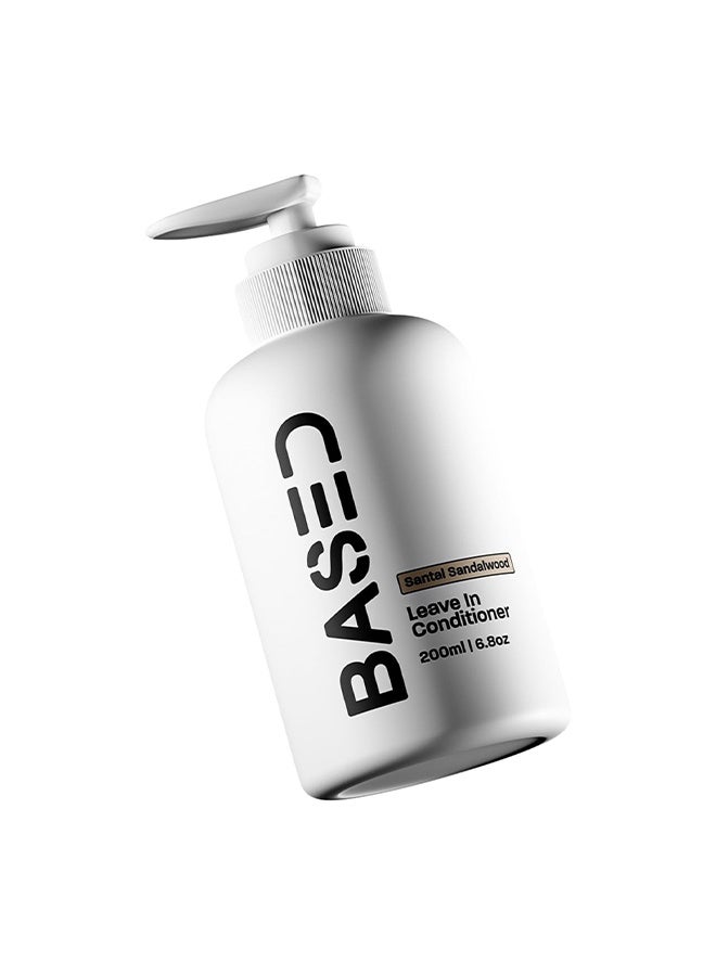 BASED BODYWORKS Leave-In Conditioner, Instant Frizz Control, Hydrates & Nourishes Hair, Premium Leave-In Conditioner For Men, Healthy Frizz-Free Hair In Minutes (6.8oz Pack of 1)