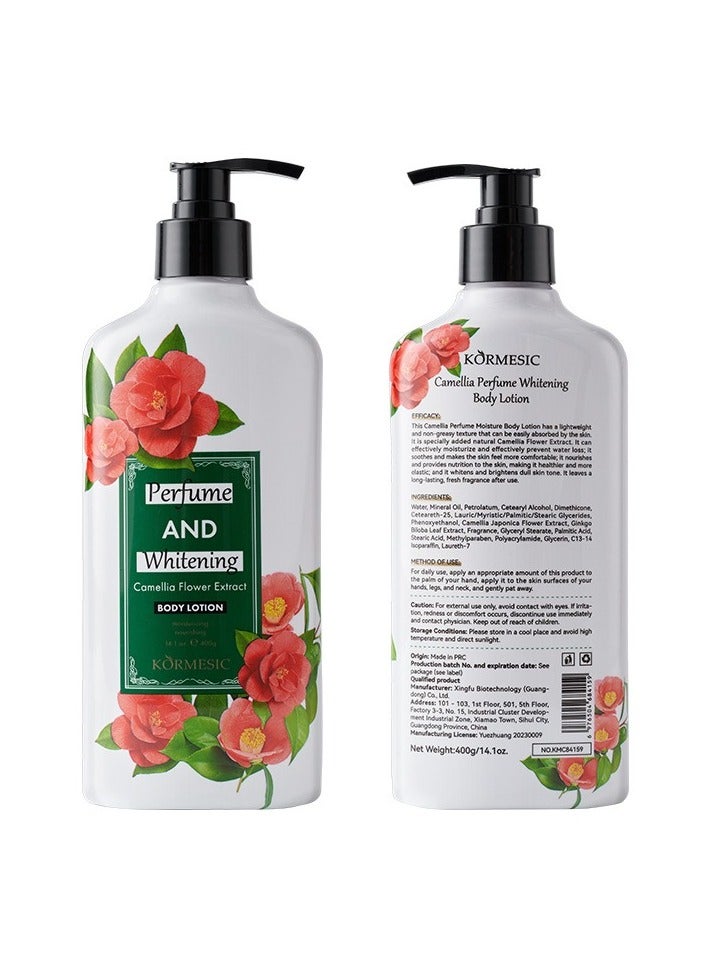 Camellia Perfumed Body Lotion 400g - Floral & Moisturizing