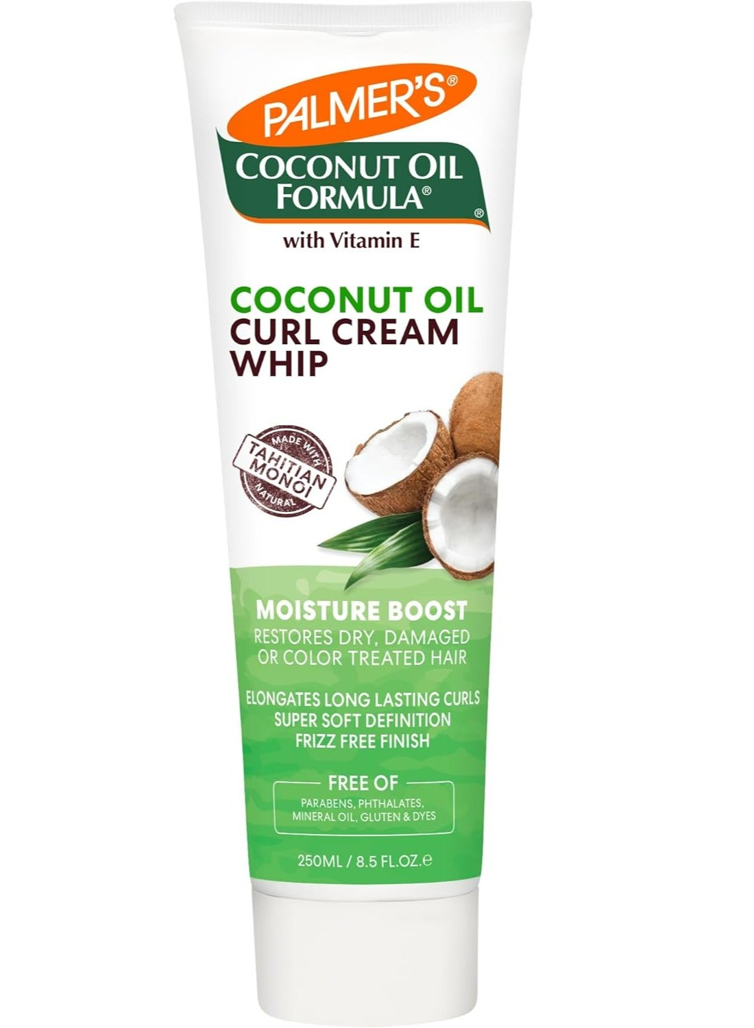 Coconut Oil Formula Moisture Boost Curl Whip Cream 250 ML