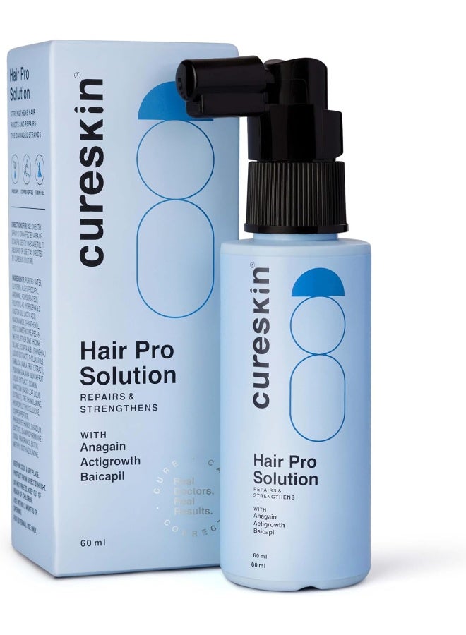 Cureskin Hair Growth Serum Rosemary Hair Spray | Rosemary Oil for Hair | Anti Hair Fall Serum for Men & Women | Strengthen Roots, Nourish Scalp, 60 ml (Pack of 1)