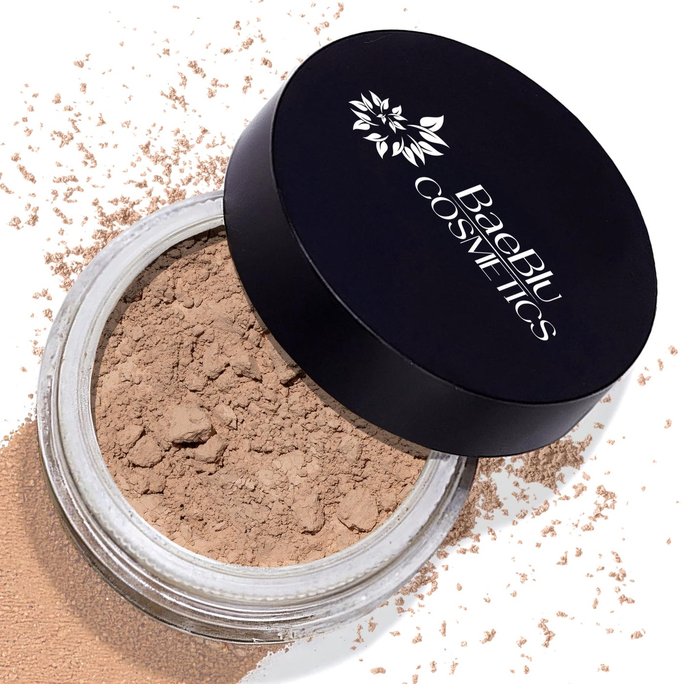 BaeBlu InstaFame Loose Powder Foundation, Seek - Full Coverage Matte Natural Mineral foundation for Sensitive & Acne-Prone Skin - Non-Nano Zinc, Titanium Dioxide Mineral Pigment, No Fillers/Binders