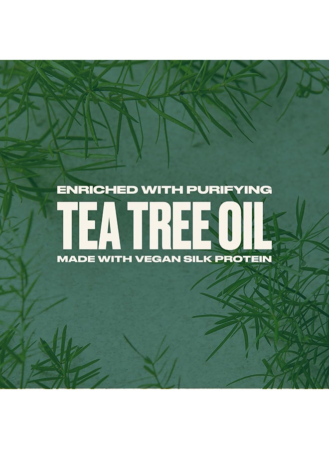 Tea Tree Purifying & Balancing Gel Shampoo – Deep Cleansing Shampoo for Oily Hair & Scalp, Removes Excess Oil Without Stripping, Refreshing Formula with Tea Tree Oil & Vegan Silk Protein, 93% Natural Ingredients, 400ml - image 5
