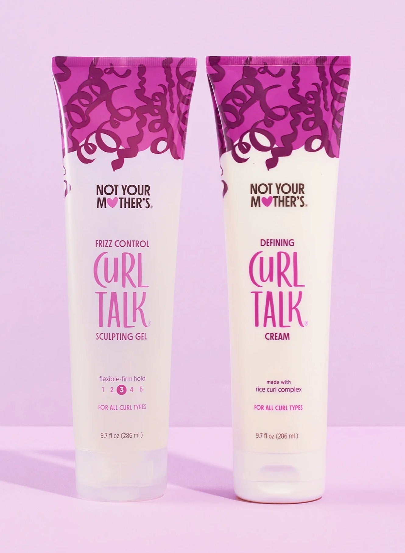 (Pack of 2) Curl Talk Frizz Control Sculpting Gel and Defining Cream, 2x9.7 fl oz