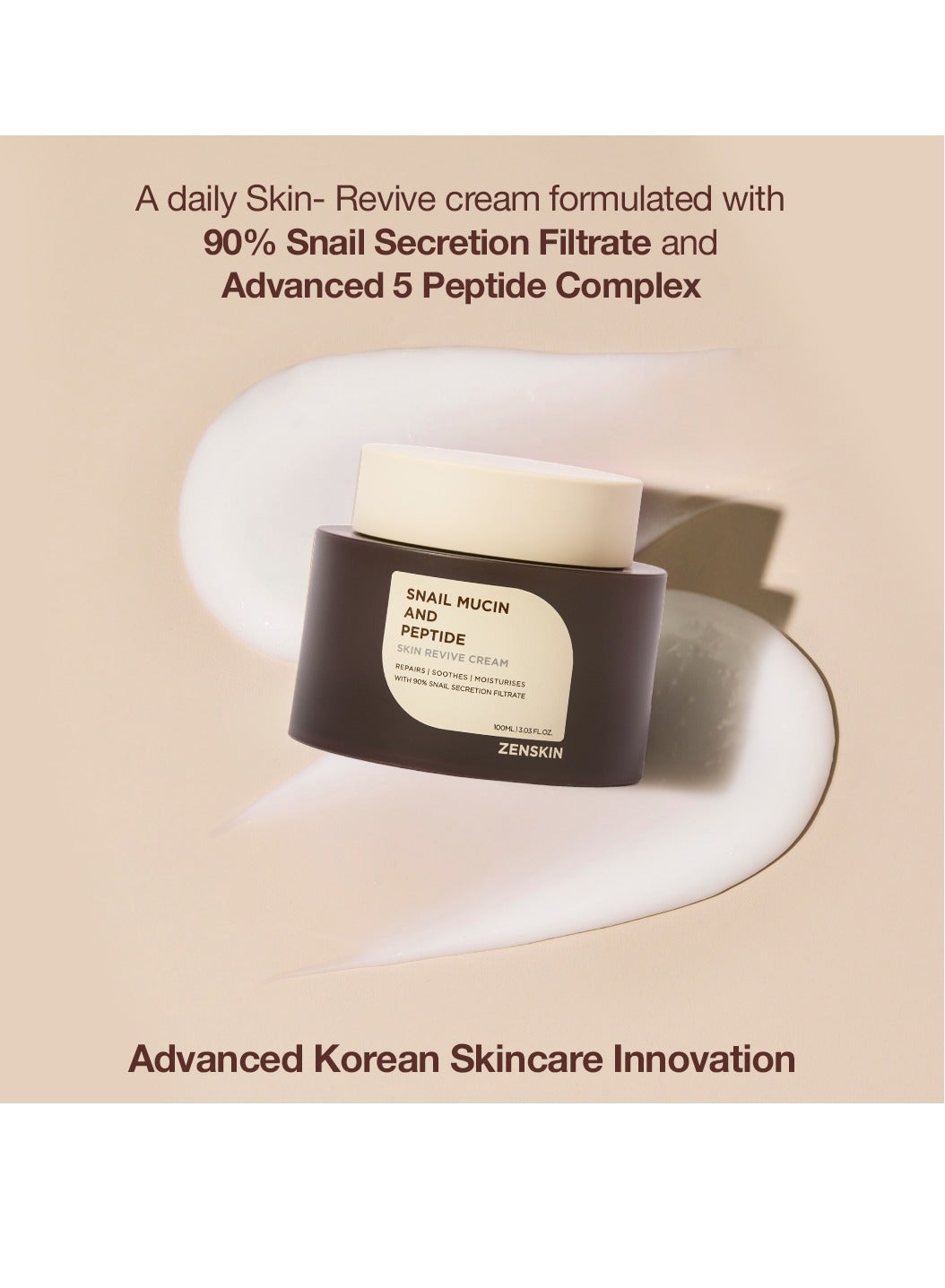 Snail Mucin & Peptide Skin Revive Cream - image 6