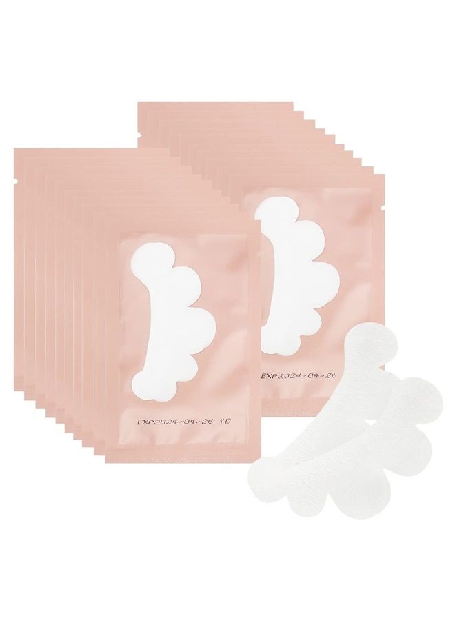 100 Pair Cloud Shape Eye Under Gel Pads Eyelash Extensions Patches,Lash Extension Lint Free Under Hydrogel Eye Mask Pads Beauty Tools (Pink)