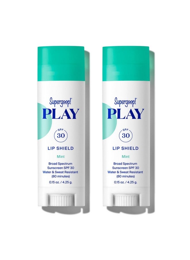 Play Lip Shield Spf 30 With Mintpack Of 2Moisturizing Lip Balm For Dry Cracked Lipsbroad Spectrum Uv Protection