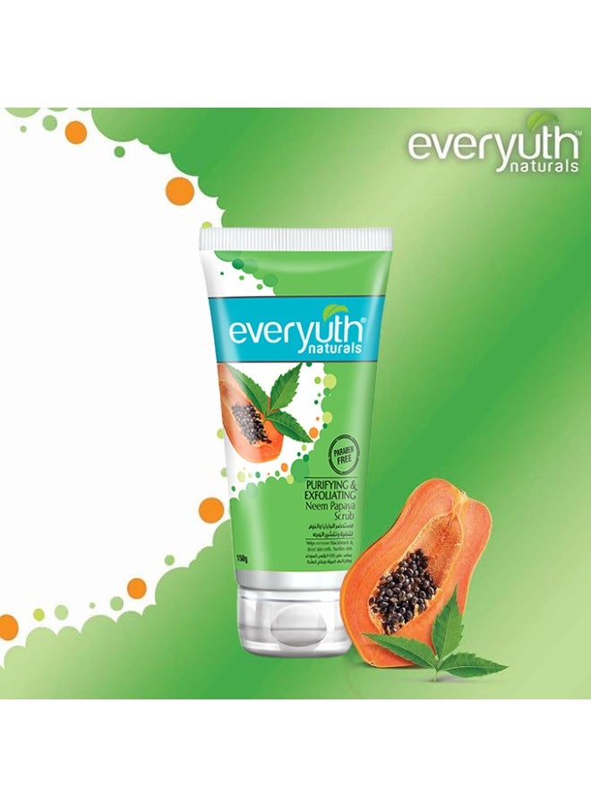 Everyuth Neem Papaya Scrub 150g - image 2