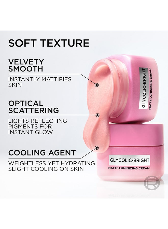 Glycolic Bright Matte Luminizing Cream, Instant Glow Booster, Fades Dark Spots, 50ml - image 8