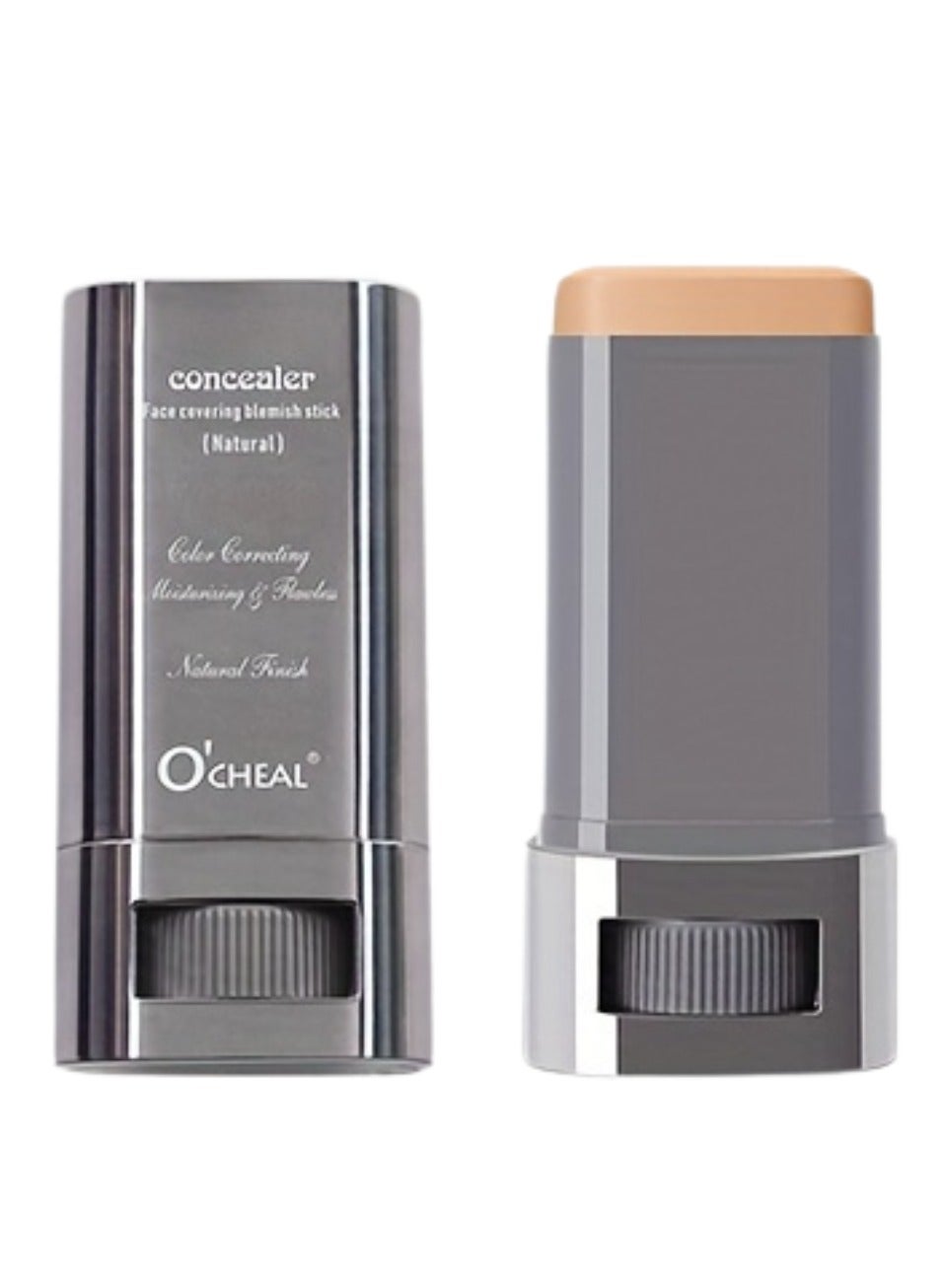 Concealer Face Covering Blemish Stick Natural Medium Coverage Concealer Durable Long lasting Moisturizing Lightweight Non Greasy Face Covering Blemish Concealer Natural 30g