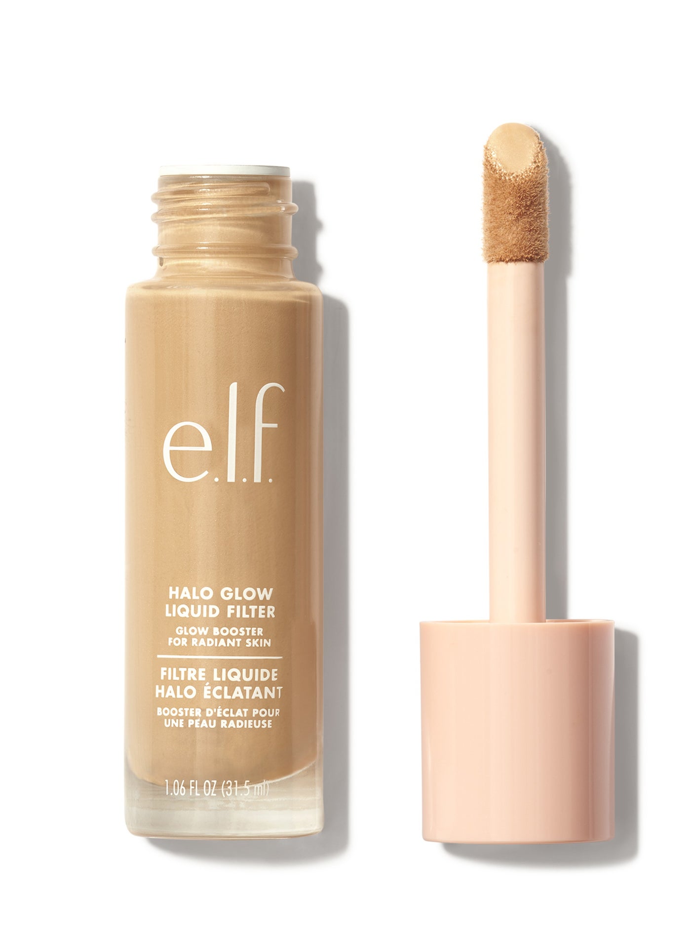Halo Glow Liquid Filter, Complexion Booster For A Glowing, Soft-Focus Look, Infused With Hyaluronic Acid, Vegan  (Medium/Tan Warm)