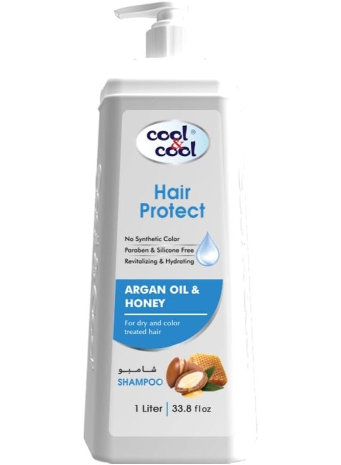 Argan Oil & Honey Hair Protect Shampoo 1 L