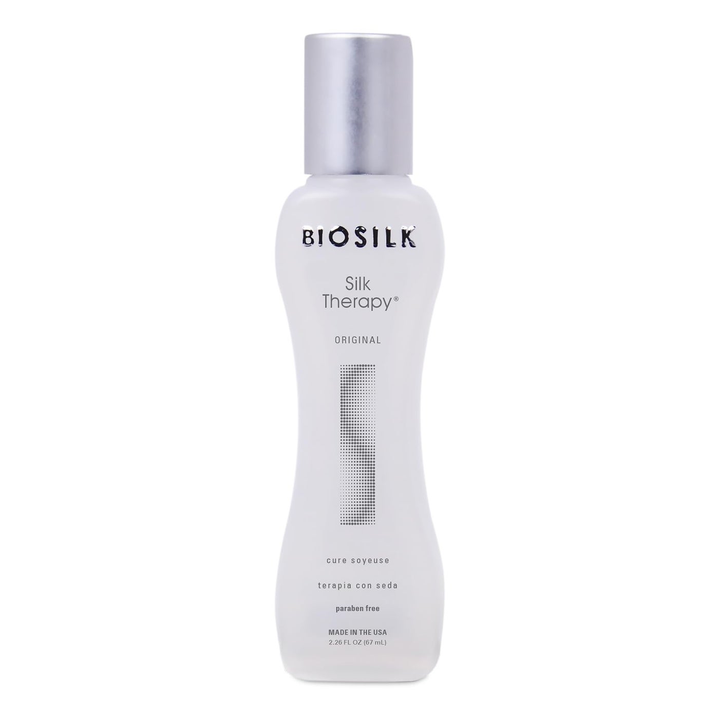 BioSilk Silk Therapy Original, Reconstructing Treatment For Adding Shine & Helping Mend Split Ends, Sulfate, Paraben, & Cruelty-Free, 2.26 Oz