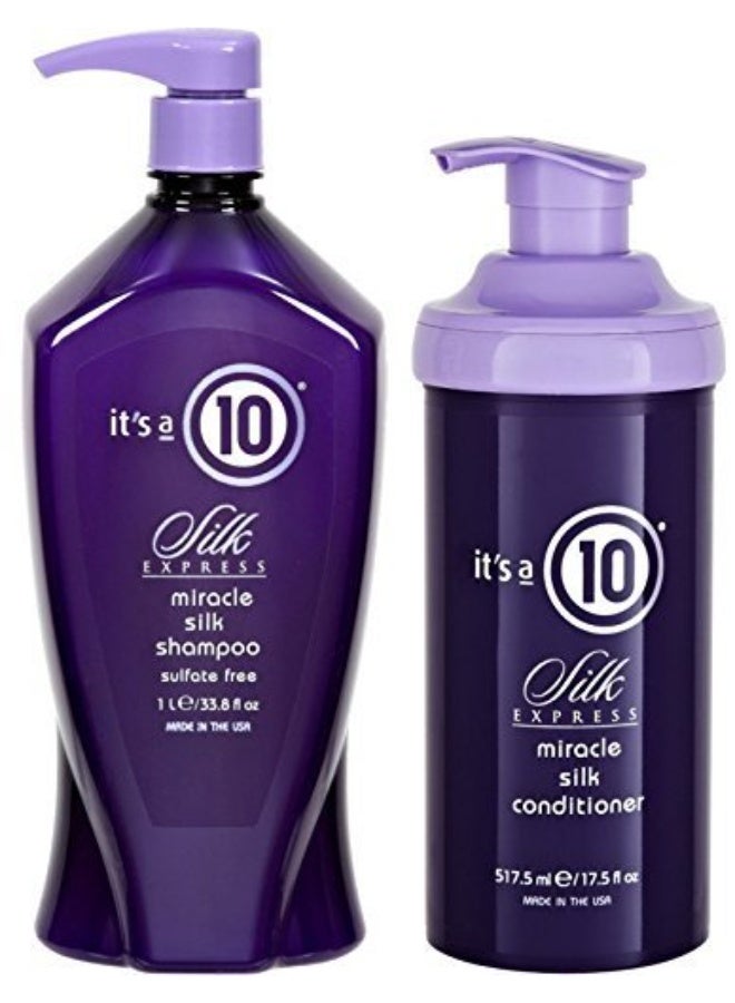 It's a 10 Ten Miracle Silk Express DUO: Shampoo 33.8 Oz & Conditioner 17.5 Oz