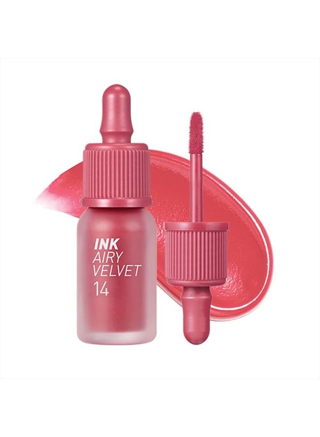 Ink Airy Velvet Lip Tint, Liquid Lip (0.14 fl oz, 014 ROSY PINK)