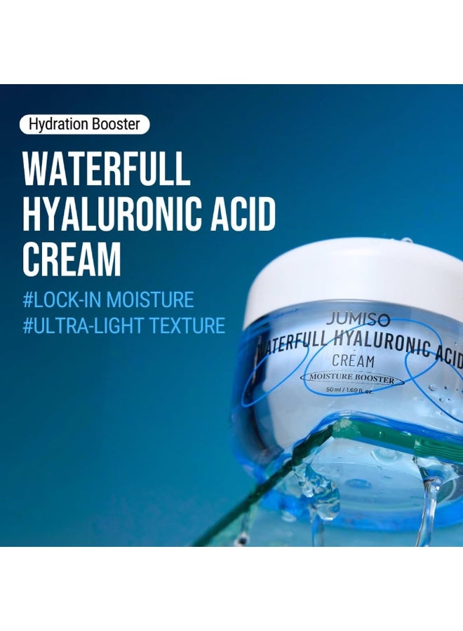 JUMISO Waterfull Hyaluronic Cream 3-Complex Hyaluronic Acid 5 Microbiome Deep Hydration Vegan 50ml - image 2