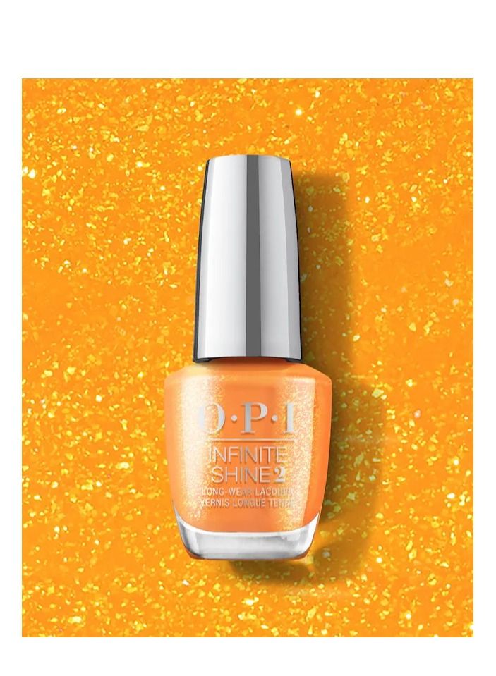 OPI Infinite Shine Nail Polish - Mango for It | Bright Orange Nail Lacquer | High-Gloss Long Wear, 15ml