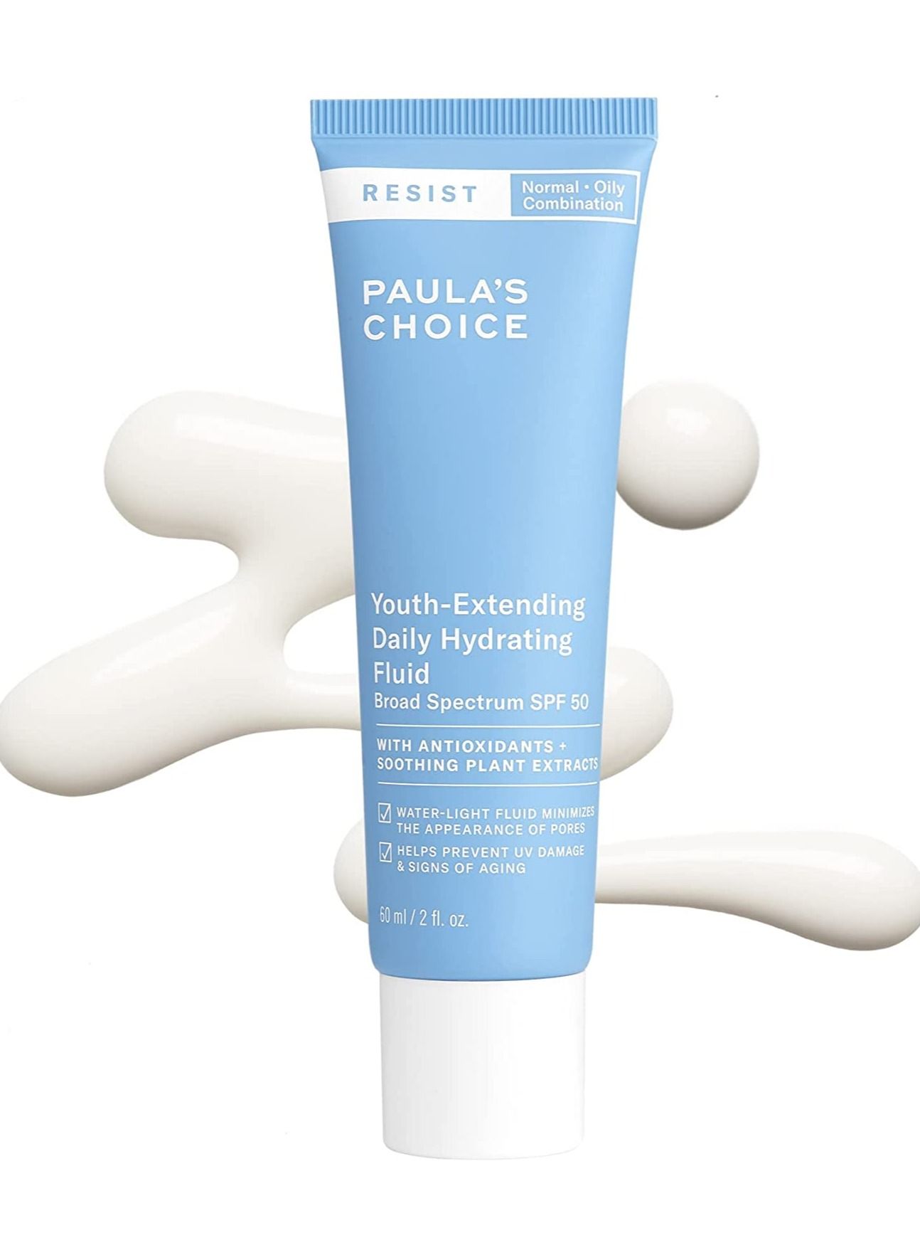 RESIST Daily Hydrating Fluid Face Moisturiser Protection  for Oily Skin