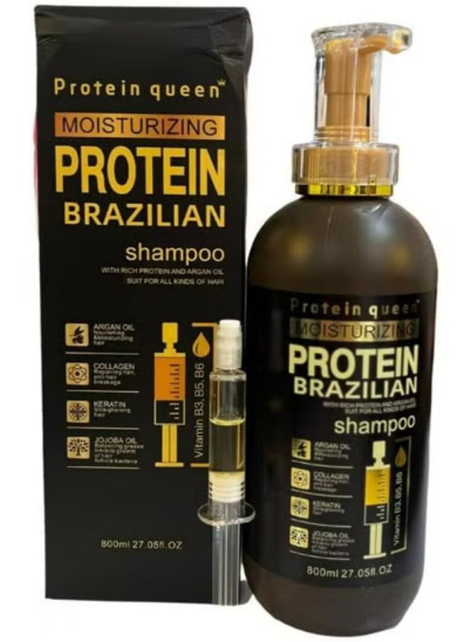 Moisturizing Protine Brazilian Shampoo 800 ML
