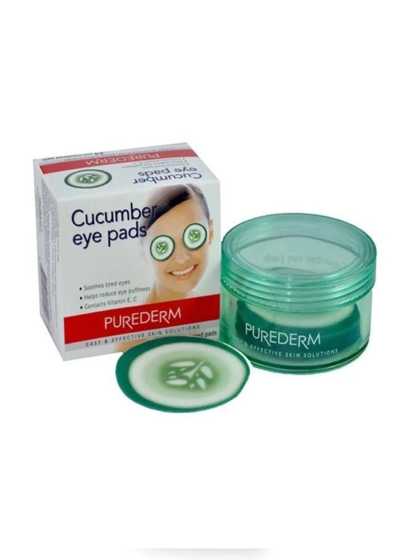 PUREDERM CUCUMBER EYE PADS 24'S