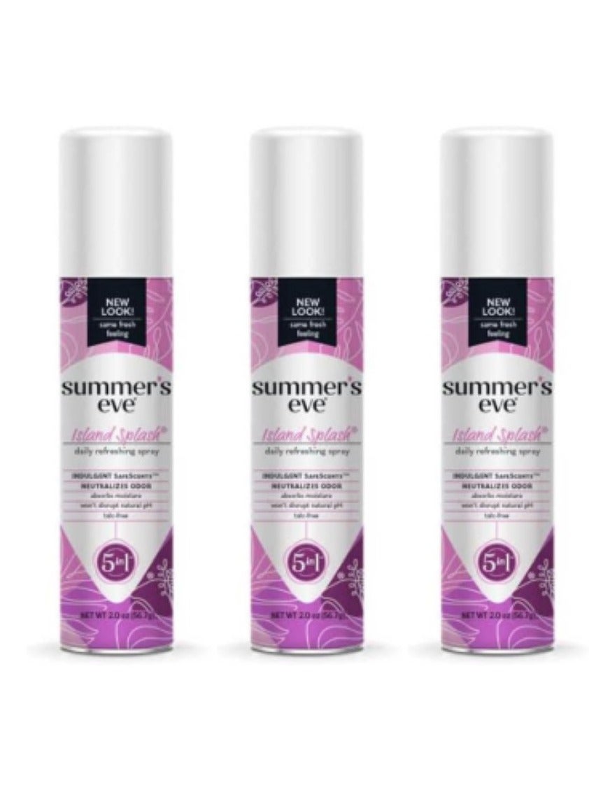 Island Splash Freshening Deodorant Spray 56.7G 3PCS