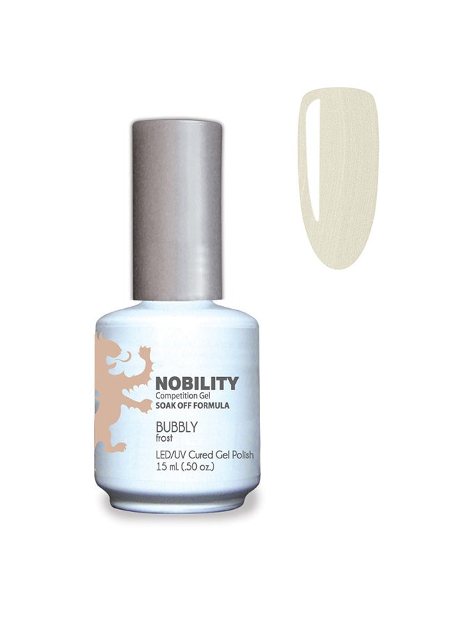 Gel Nail Polish 15 ml, Long Lasting, Chip Resistant, Requires Drying Under UV Led Lamp Bubbly Nbgp104