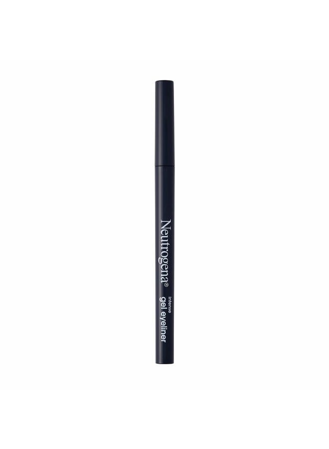 Intense Gel Eyeliner with Antioxidant Vitamin E, Smudge- & Water-Resistant Eyeliner Makeup for Precision Application, Smokey Gray, 0.004 oz