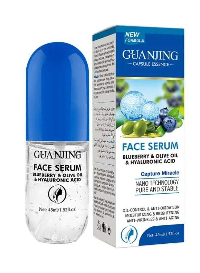 Skin Care Serum Hyaluronic Acid reduce fine lines Nourishing Repair Moisturizing Face Serum 45 ml