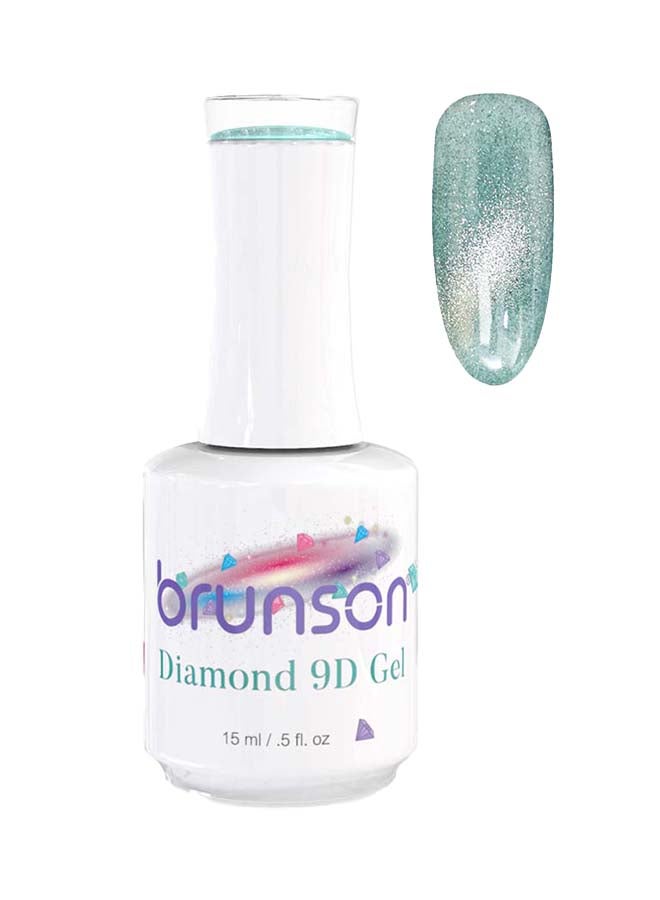 Diamond 9D Magnetic Cat Eye Gel Reflective Diamond Gel Nail Polish 15ml Soak Off Gel Polish BD9D015