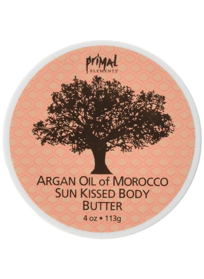 Argan Oil of Morocco Sun Kissed Body Butter, 4 Ounce