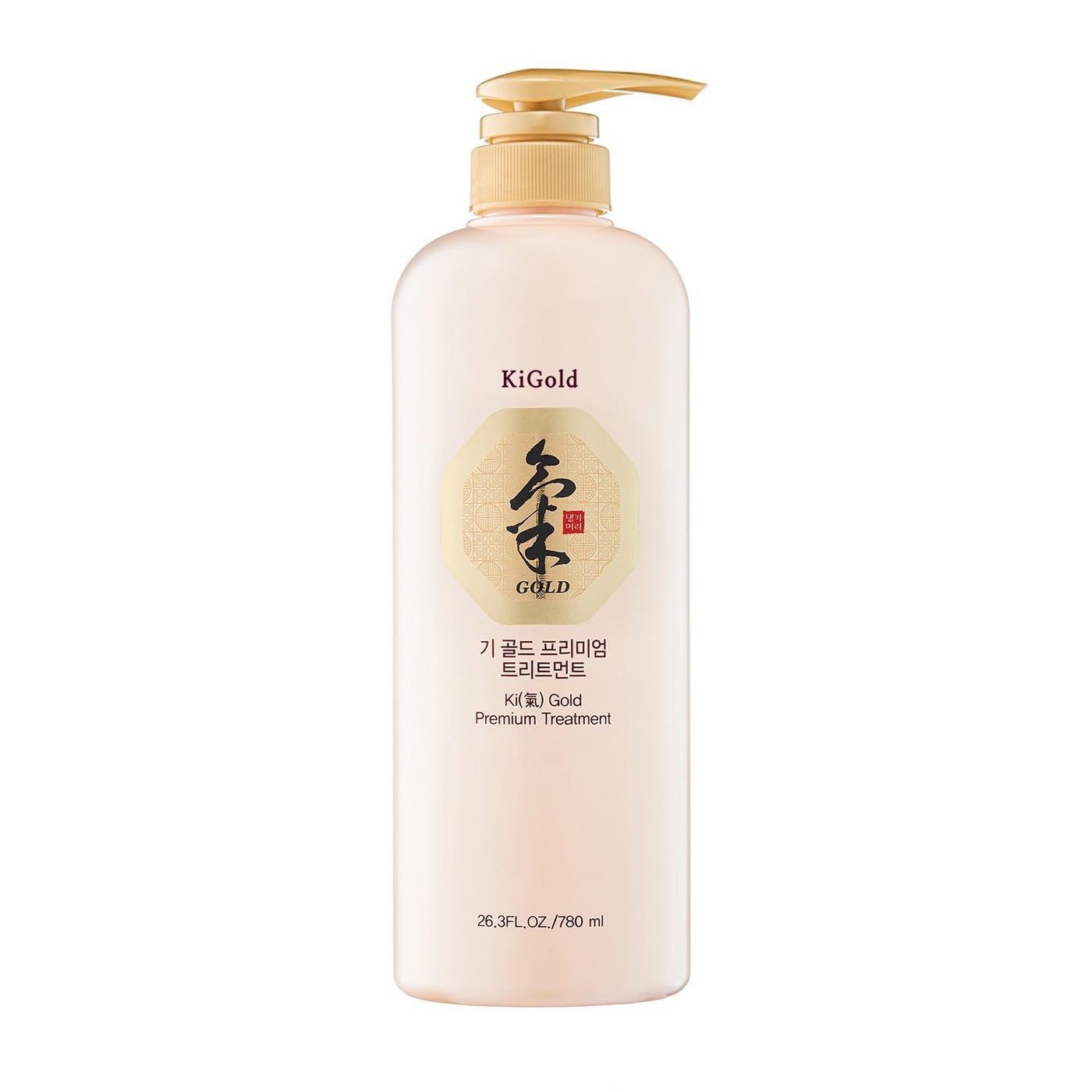 Daeng Gi Meo Ri - Ki Gold Premium Treatment - Korean Herbal Nourishment for Dry, Damaged Hair, Promotes Scalp Health, Enhances Shine, 16.9 FL OZ/500ml