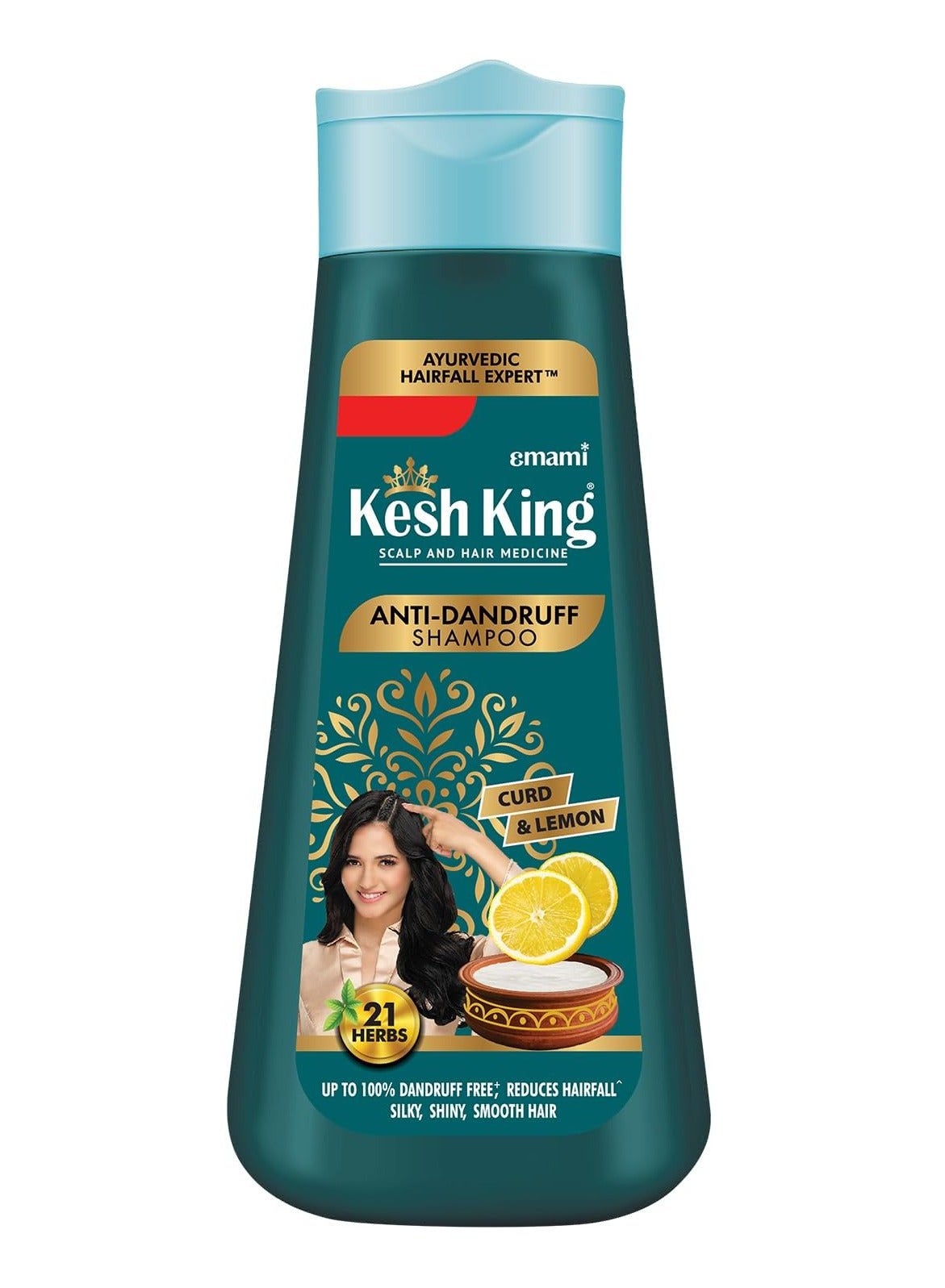 Ayurvedic Hairfall Expert Anti-Dandruff Shampoo with Curd Active - 21 Herbs 340ml