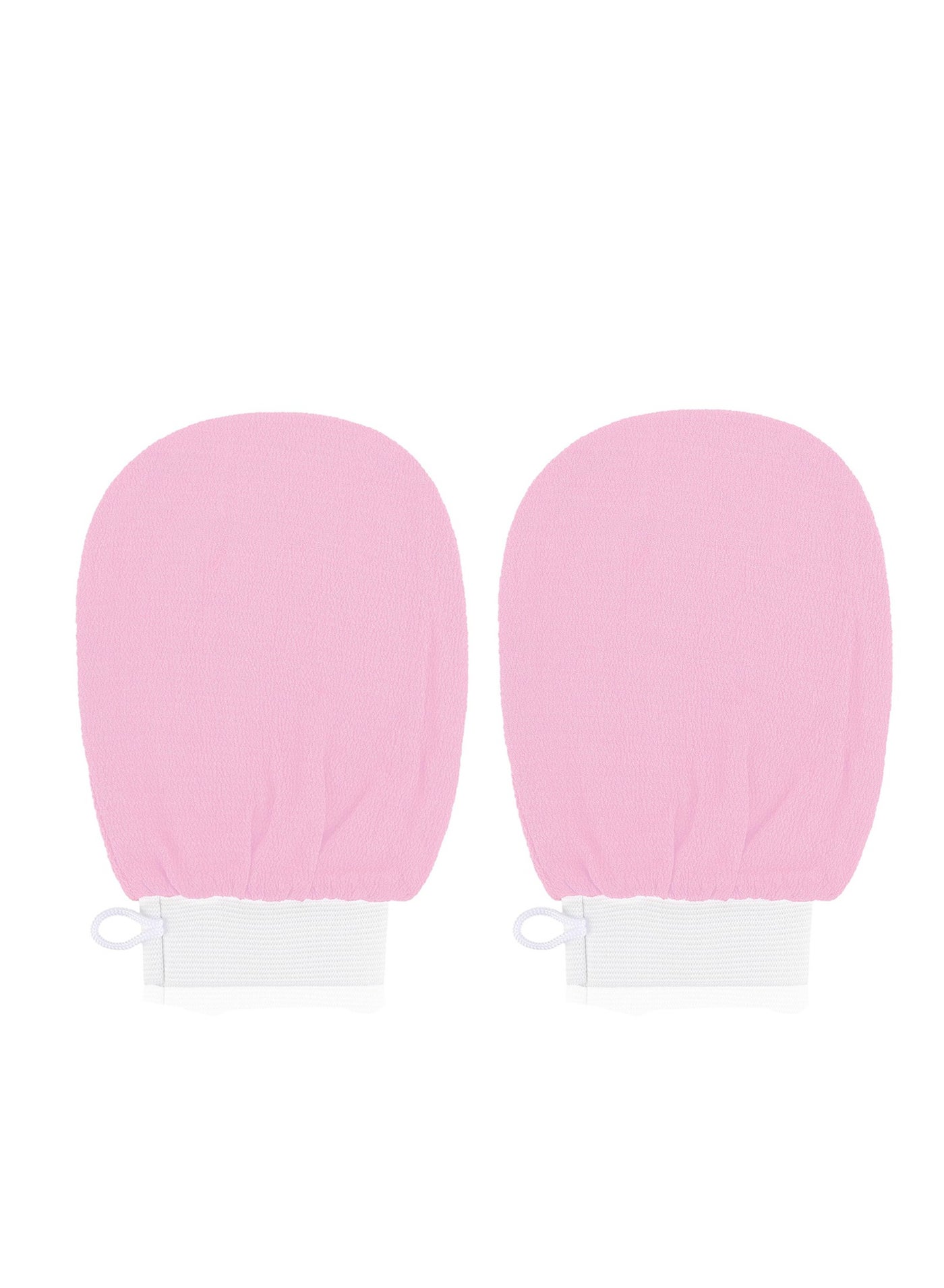 2 PC Korean Washcloth Skincare Remover Deep Scrub Loofah Cleansing Mitts Exfoliate Cloth Exfoliation Scrubbing Bath Shower Soap Sponge Hand Towel(pink)