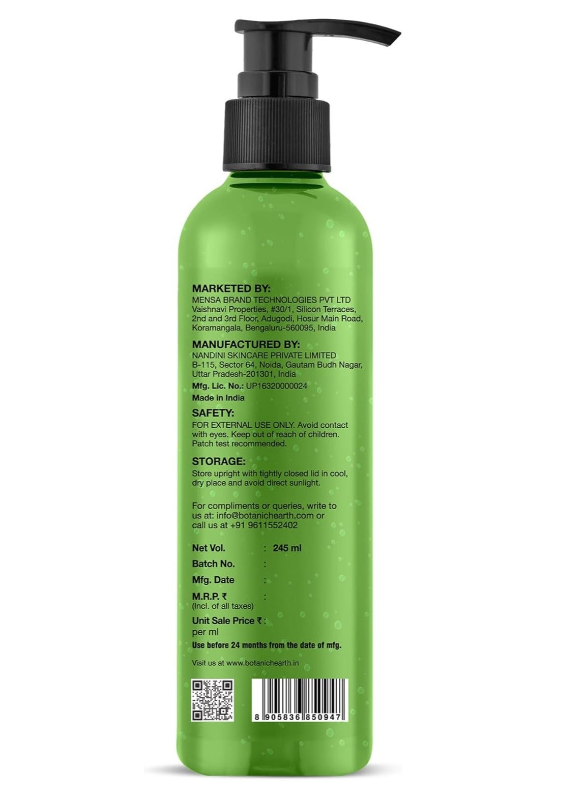 Botanic Hearth Calendula, Neem & Salicylic Acid Body Wash | Prevents Acne & Back Acne, Removes Dead Skin, Exfoliating Body Wash Shower Gel for Women & Men | Sulfate & Paraben Free | 245ml - image 9