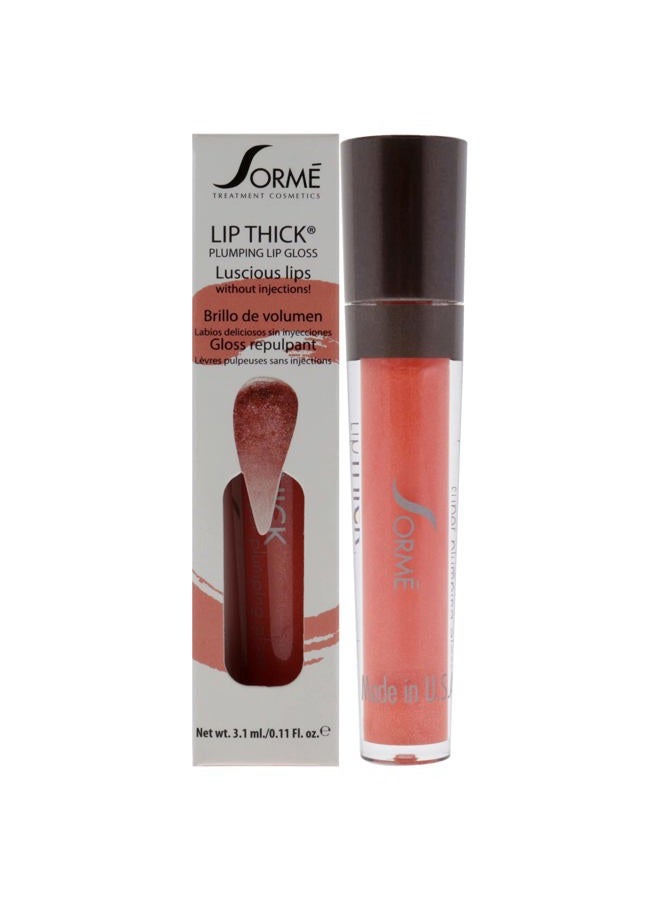 SORME Treatment Cosmetics Lipthick Lipgloss | Lip plumping Gloss for Shiny and Fuller Looking Lips (Blinki)