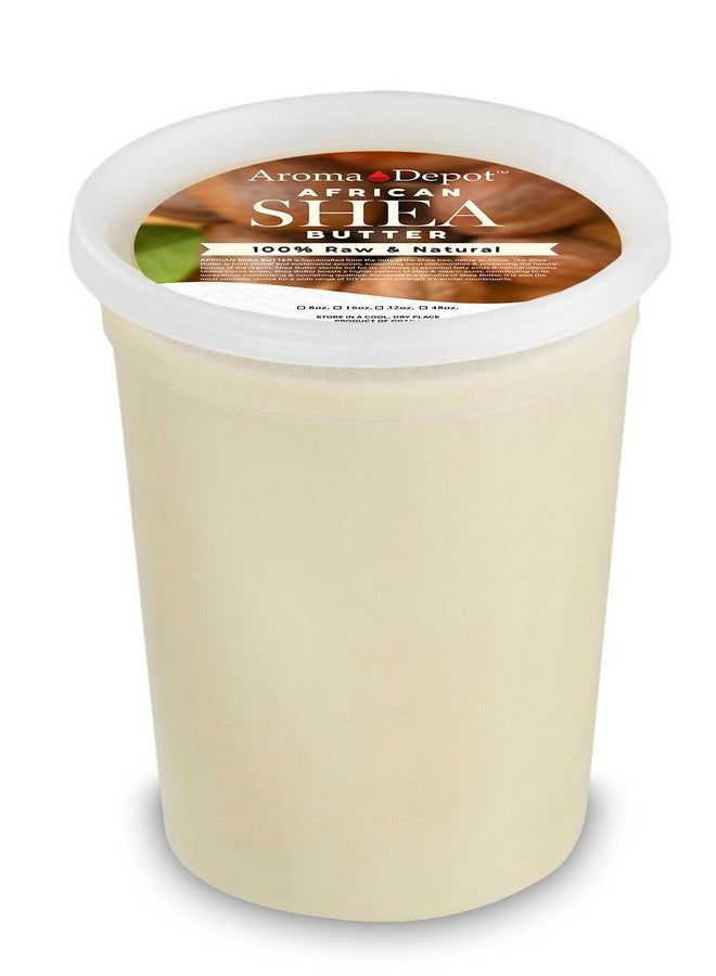 Raw African Shea Butter 32 Oz Ivorywhite Grade A 100% Pure Natural Unrefined Fresh Moisturizing Ideal For Dry And Cracked Skin. It Can Be Used In Body Hair And Face.