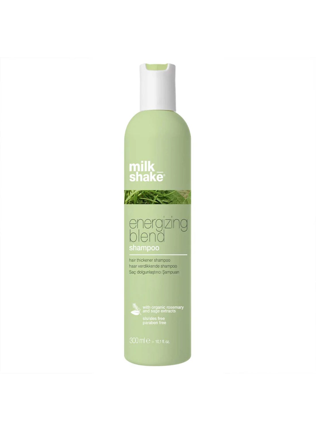 Energizing Blend Shampoo – Rosemary, Sage & Essential Oils for Fine, Thinning & Fragile Hair – Gentle Cleanser with Panthenol for Scalp Stimulation, Density, Strength & Refreshing Feel, 300ml