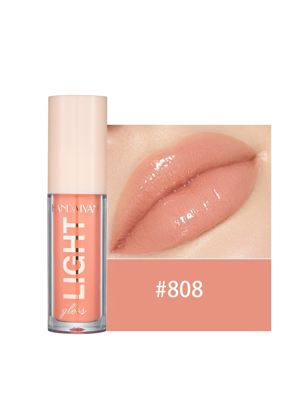 Lip Gloss Jelly Hydrating Moisturizing Long Lasting High Glossy Light Stain Super Shiny Balm Oil Tinted Treatment Lips Glow Glass Shine Makeup Color Bright Lifter Lip Care For Women Girls