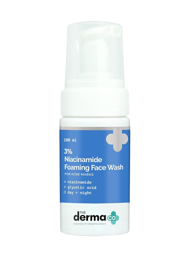3% Niacinamide Foaming Face Wash for Acne Marks - 100 ml