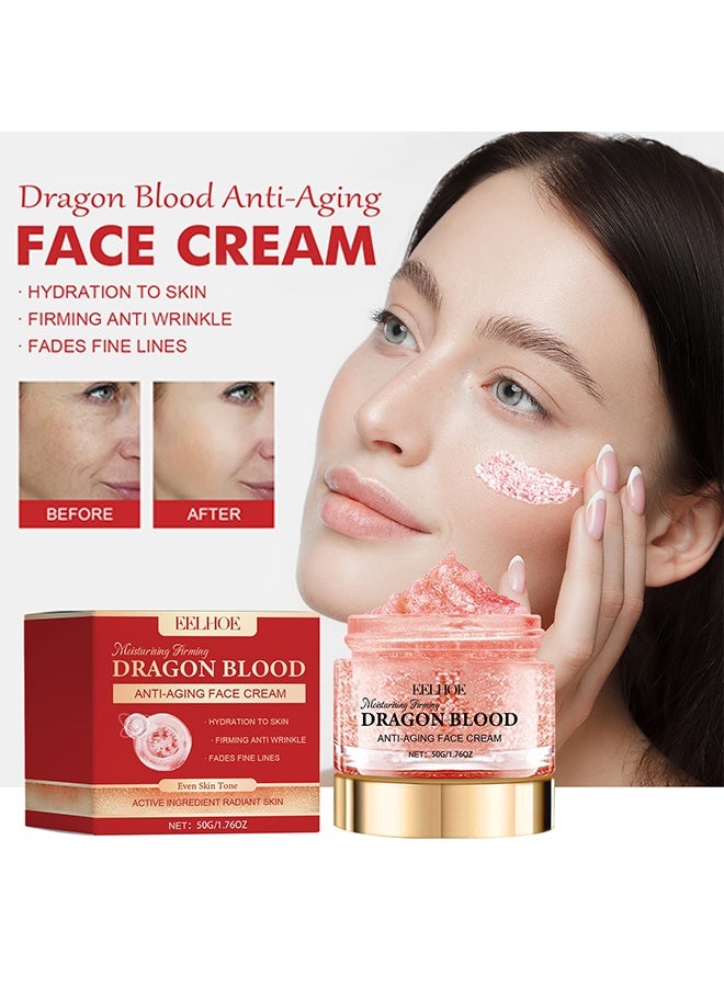 Anti-Aging Face Cream，Moisturizer Face Cream， Dragon Cream with Retinol,Collagen,Hyaluronic Acid - Wrinkle Cream，Moisturize,Nourish,Smooth 50g