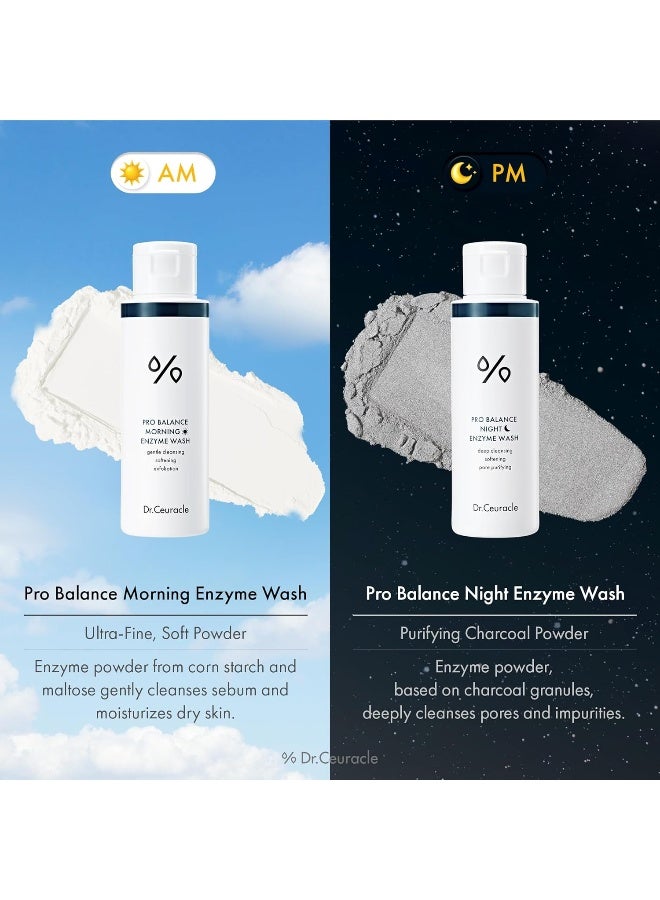 Pro Balance Night Enzyme Wash Powder Cleanser 50g | Charcoal Enzyme Powder | Deep Pore Cleansing & Gentle Exfoliating, 1.76 oz - image 5