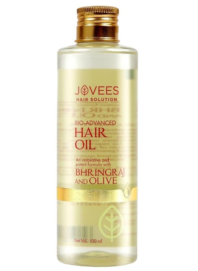 Bhringraj And Olive Hair Oil 100Ml | Nourishing Hair Oil, Reduces Hair Fall, Strengthens Hair, Promotes Healthy And Shiny Hair Growth