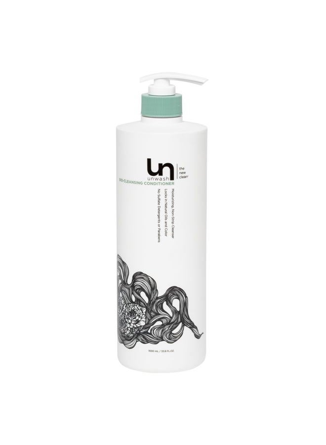 Unwash Bio-Cleansing Conditioner - Gentle, Hydrating Co-Wash Cleansing Conditioner, Sulfate & Paraben Free, for Curly, Coily & Dry Hair, 33.8 fl oz