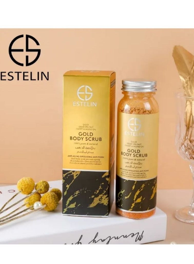 24k Gold Scrub 100% Pure & Natural Gold Body Scrub 200 g