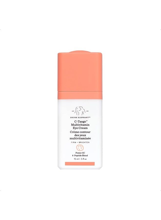 C-Tango Eye Cream with Vitamin C, Brightening & Restorative Under Eye Moisturizer (15mL/0.5 Fl Oz)