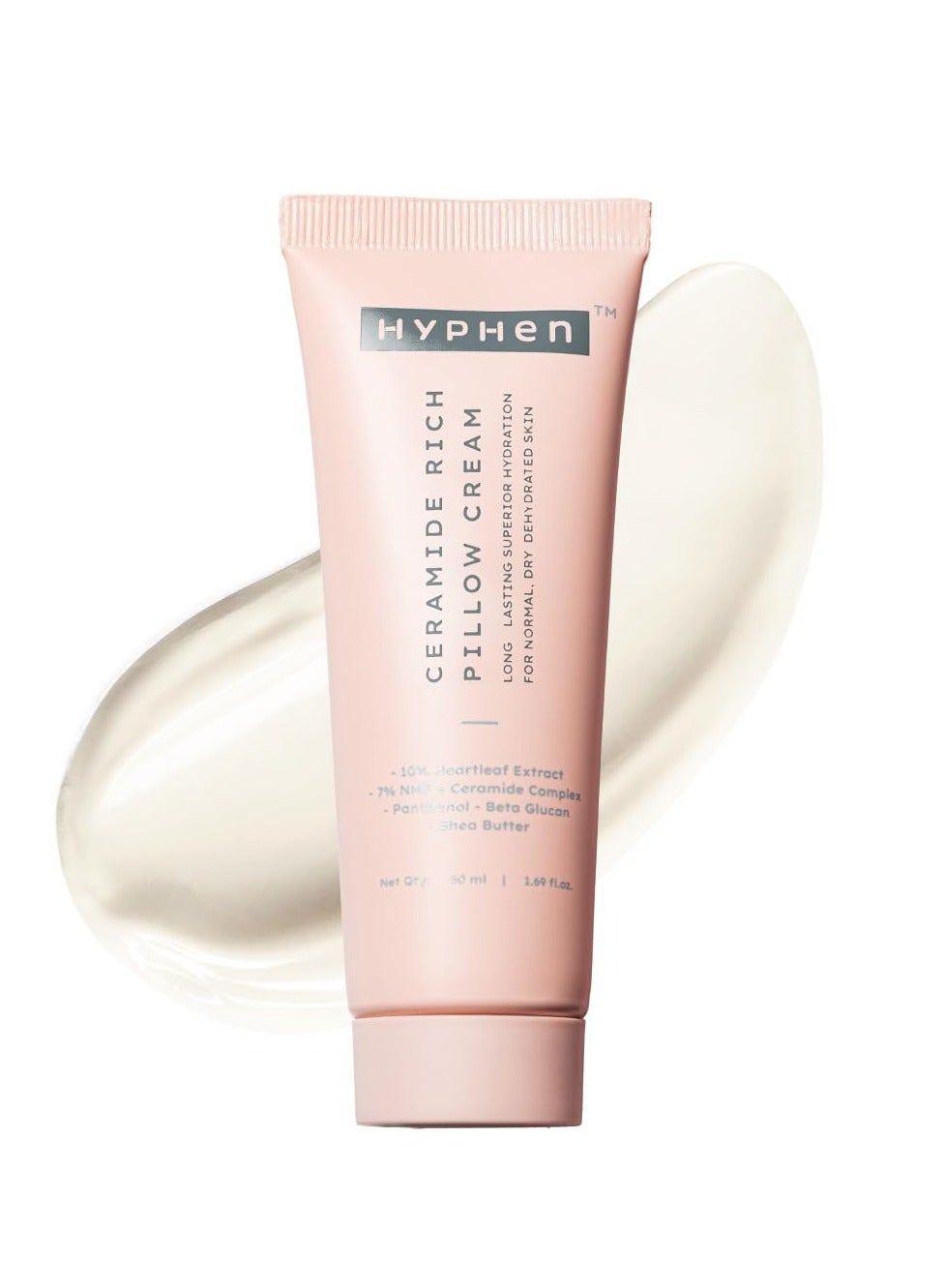 10% Heartleaf Extract & 7% Ceramides-NMF Face Cream Moisturizer | Rich Pillow Cream For Hydration, Deep Nourishment & Barrier Repair | For Dry Skin, Normal Skin & Sensitive Skin- 50ml