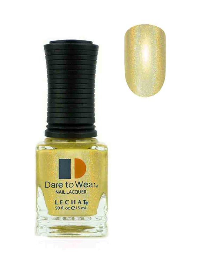 Nail Polish Color Yellow Holographic Glitter By Lechat Spectra Shooting Star Sdw15