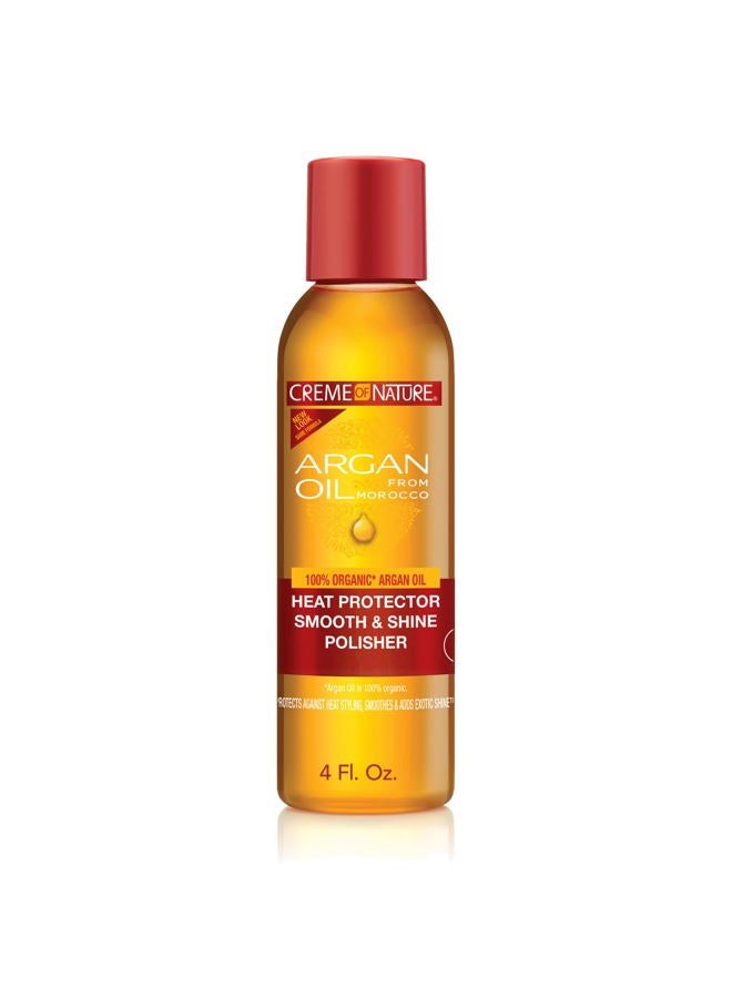, Argan Oil for Hair, Smooth & Shine Hair Polisher, Argan Oil of Morocco for Anti Frizz Control, 4 Fl Oz