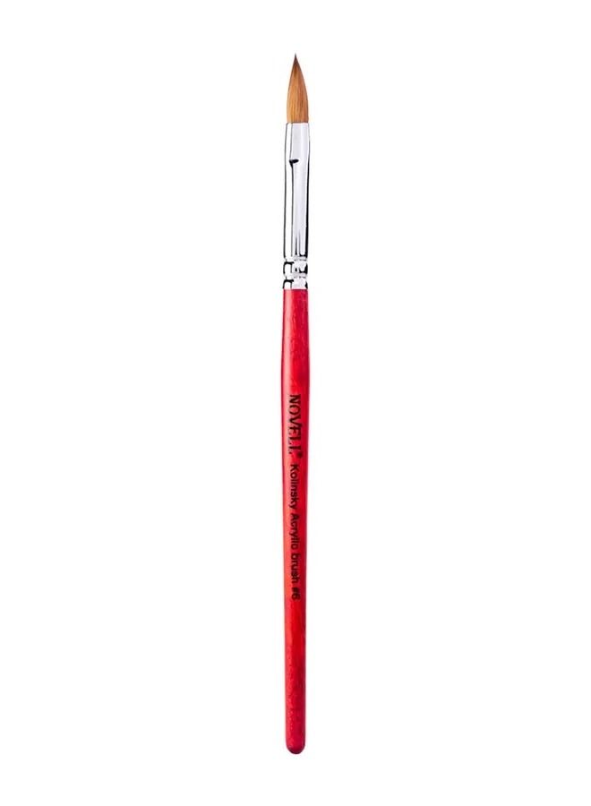 Nail Brush Kolinsky Acrylic Brush No6